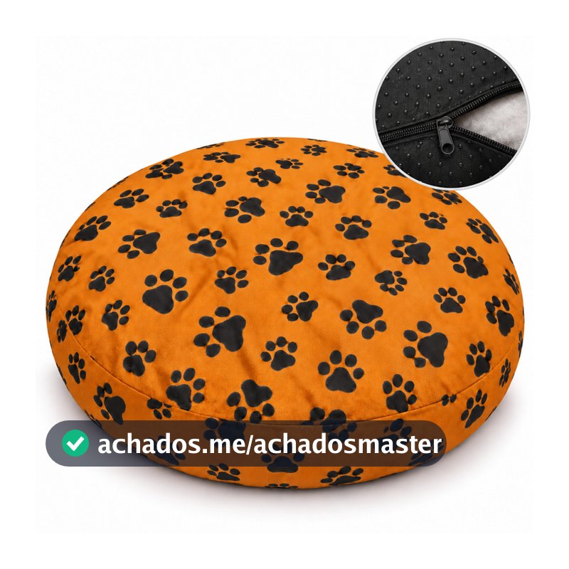 Cama Para Cachorro E Gato Ninho Aconchegante 55cm Pet até 15 kg Zíper Lavável Fundo Impermeável