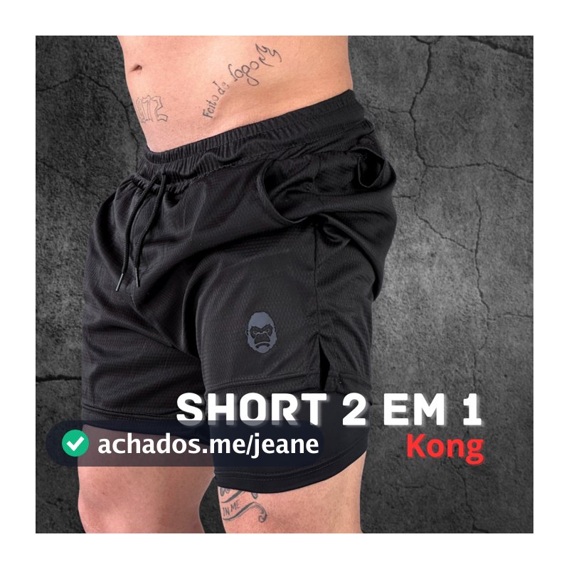 Kit 3 Shorts Original KONG