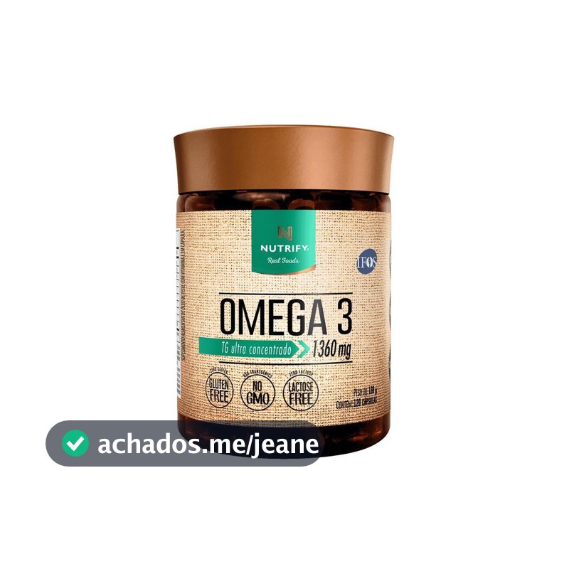 Ômega 3 TG Ultra Concentrado Nutrify 60 cápsulas