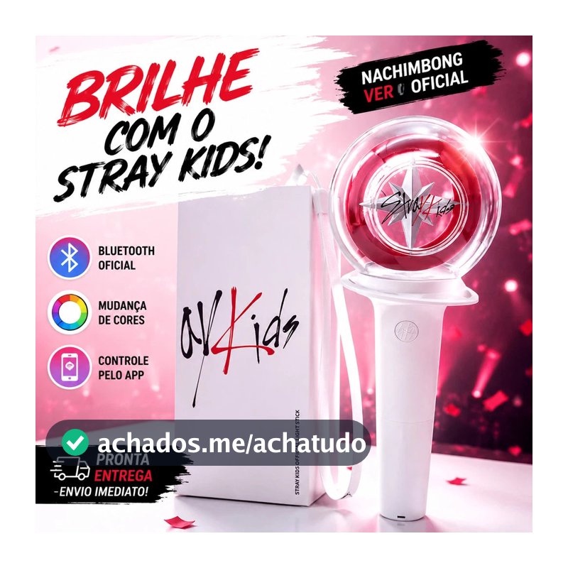 Lightstick Stray Kids Oficial Ver Nachimbong Bluetooth K-pop