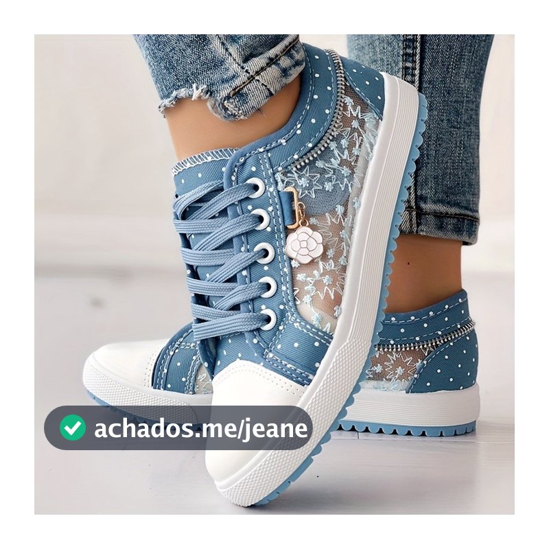 Sapatos De Skate Femininos De Malha , Ocos Baixos Casuais , Tênis
