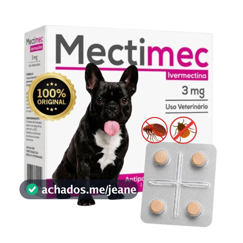 Remedio Carrapatos Pulgas Para Cachorro Que Dura 6 meses 4 comprimidos - Envio imediato