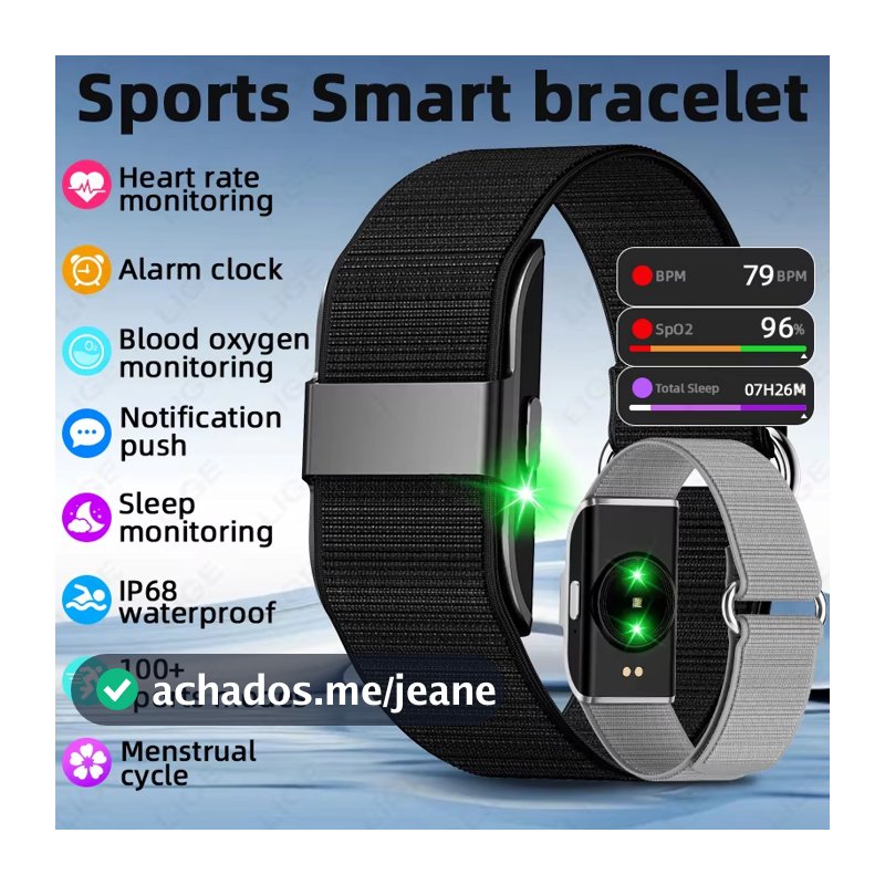 LIGE Pulseira Inteligente Sem Tela Esportes Masculinos Ao Ar Livre Fitness Monitor De Freqüência Cardíaca IP68 À Prova D