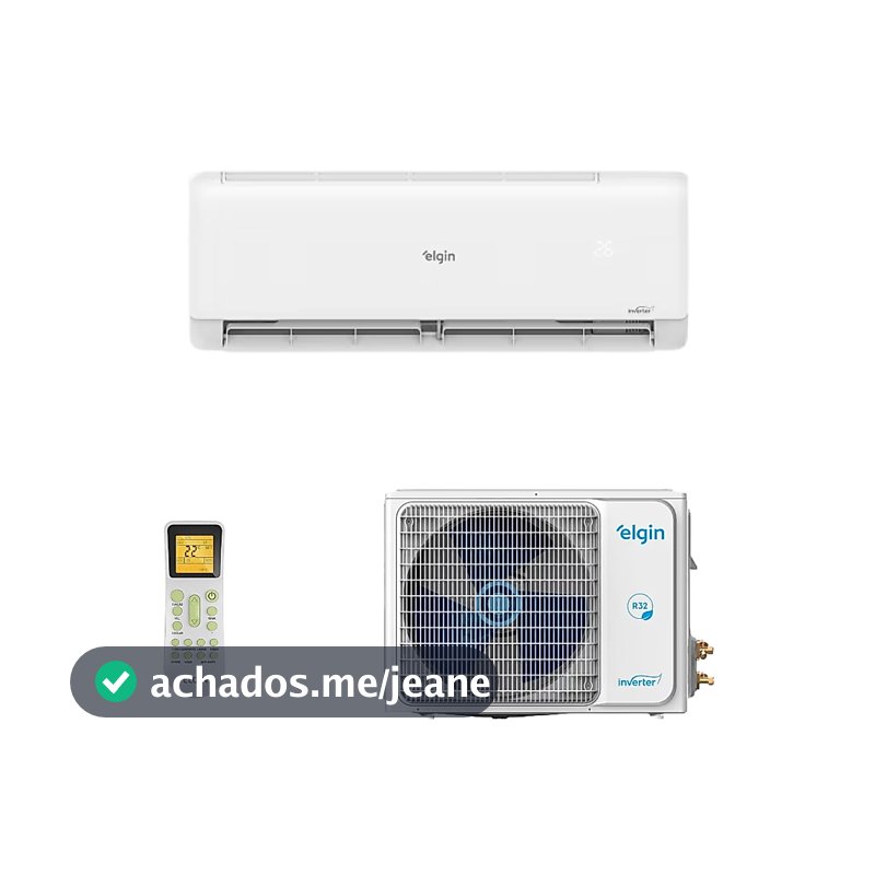 Ar Condicionado Split Hi Wall Inverter Elgin Eco III 12000 Btus Frio 220v R-32 Wi-fi