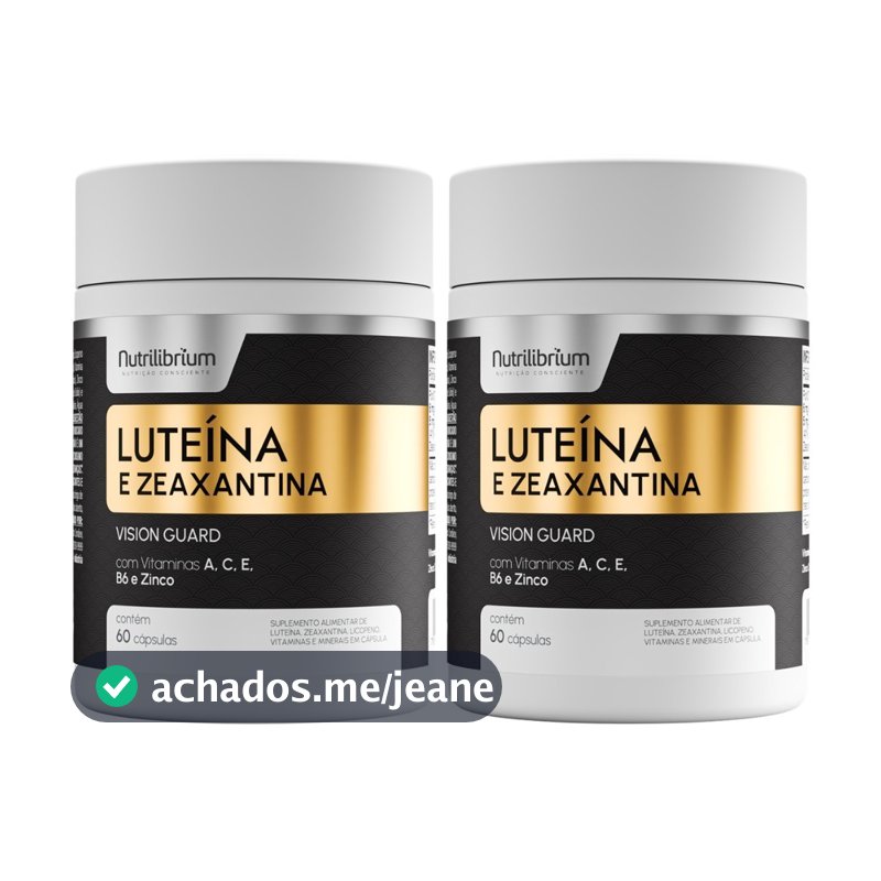 Kit 2x Luteína e Zeaxantina Vision Guard com Vit A 60 Caps Nutrilibrium