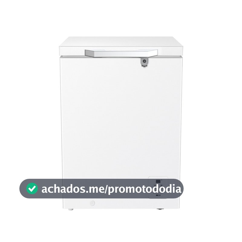 Freezer Horizontal Hisense 141l Inverter com Função My Fresh Choice Branco Ft145n1awa Bivolt