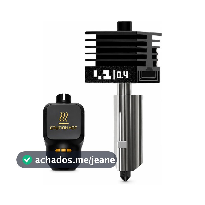 Hotend  Bico Aço Endurecido Compativel Com Bambu Lab  - P2S/H2D/H2S/H2C(lado esquerdo)