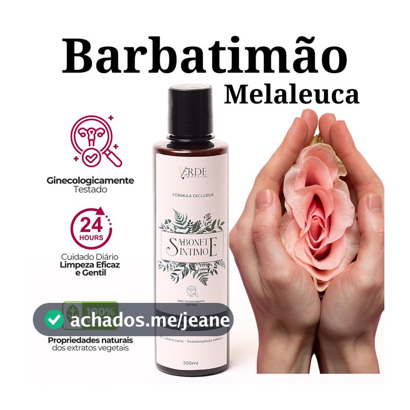 Sabonete Íntimo Eficaz Contra Candidíase De Repetição E Vaginose Barbatimão Melaleuca Aloe Vera