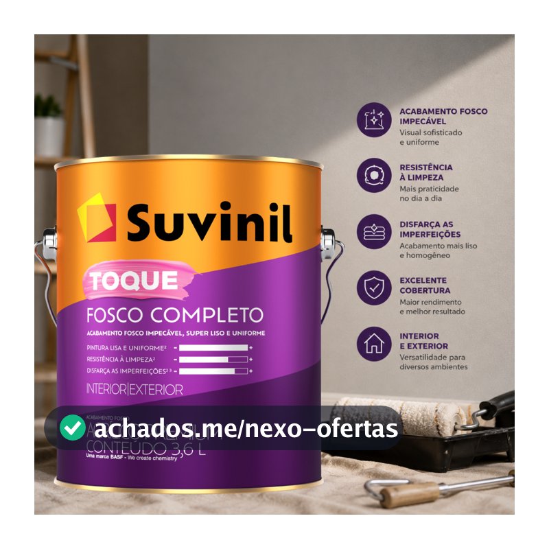 Tinta Toque Fosco Completo Cores Básicas 3,6L Suvinil