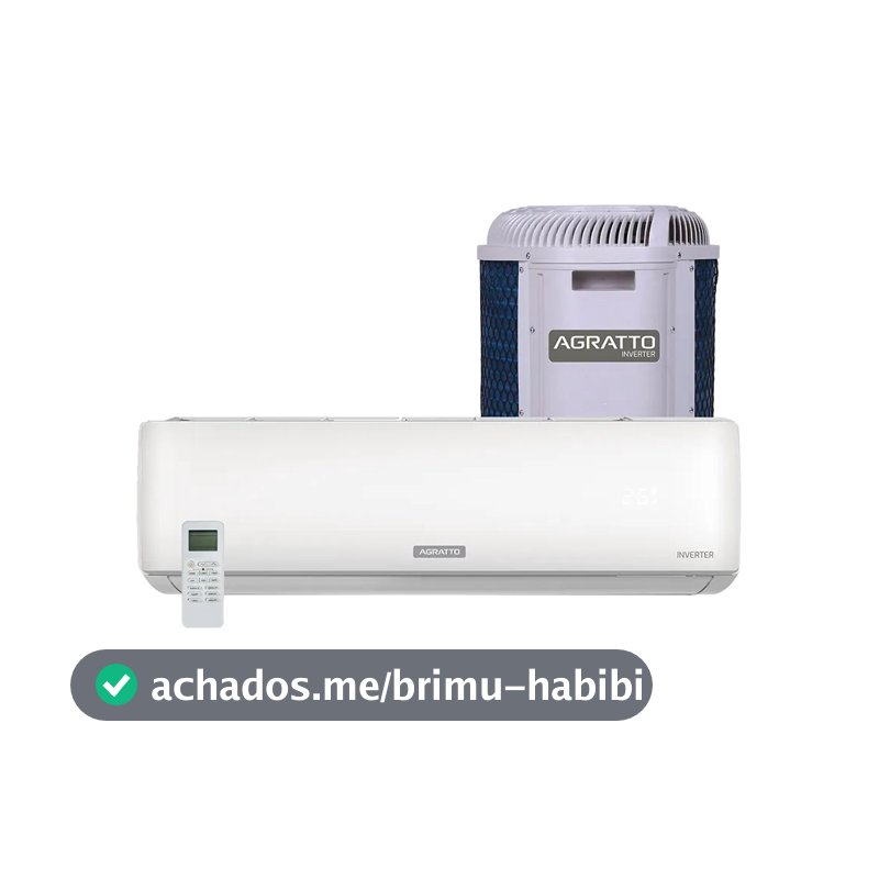 Ar Condicionado 9000 Btus Split Hi Wall Inverter Agratto Frio Zen Top 220v