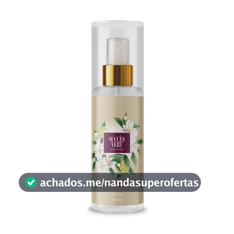 BODY SPLASH FEMININO SUCCÈS VERT 200ML - PRIMACIAL PERFUME FLORAL CITRICO