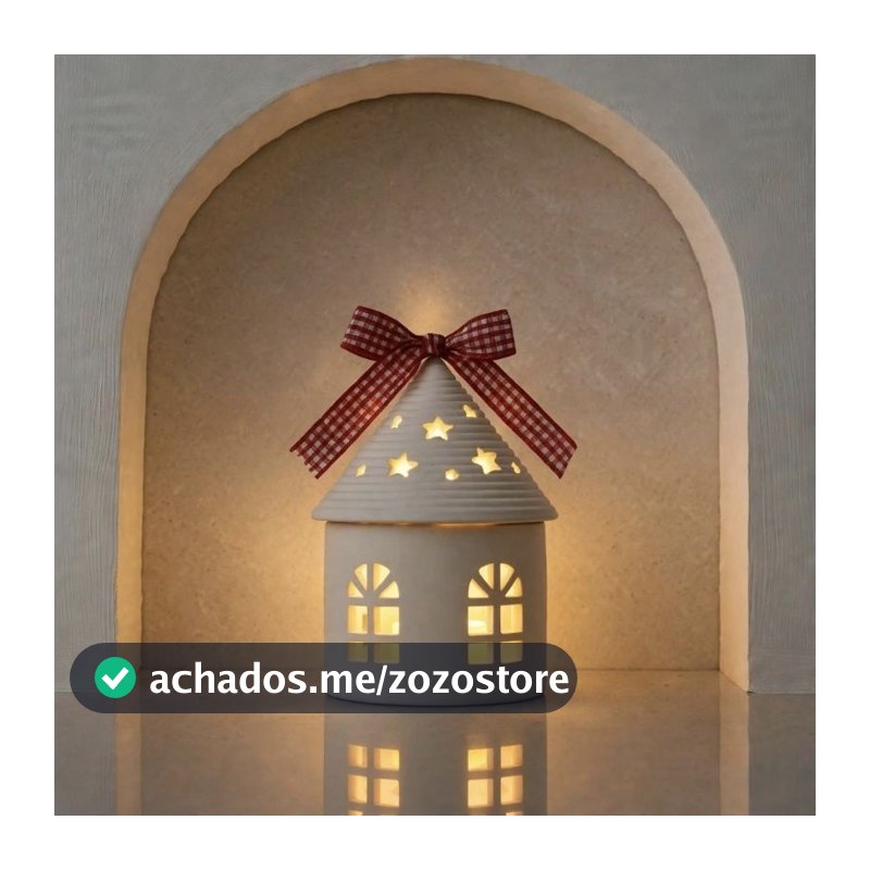 Casa estilo Escandinava Estrelada em gesso - Decoração