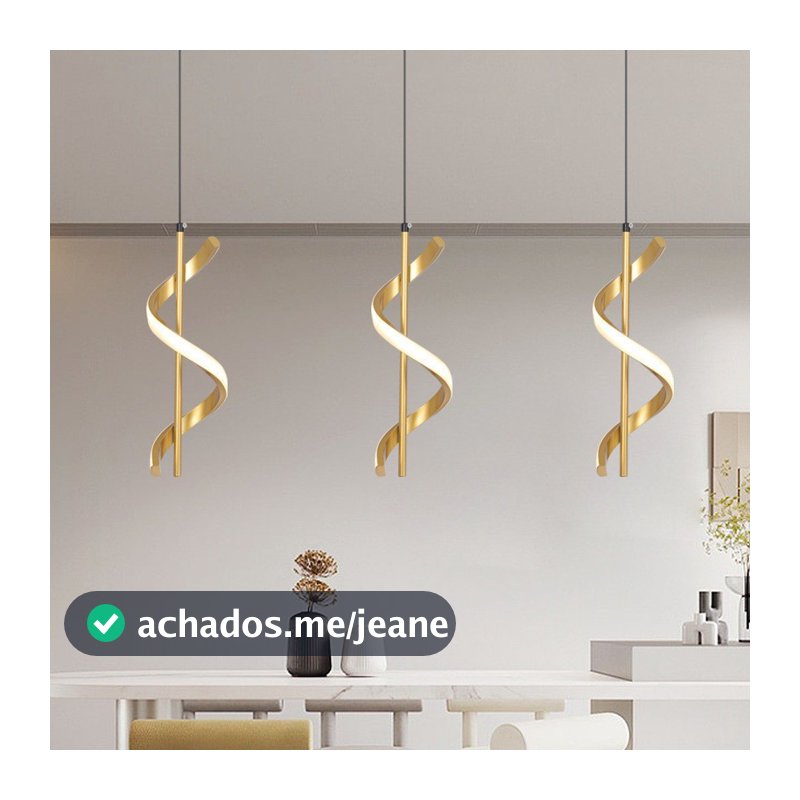Luminária De Teto Pendente Led Moderna Lustre para Corredor Sala Quarto Cozinha moda Alto nível