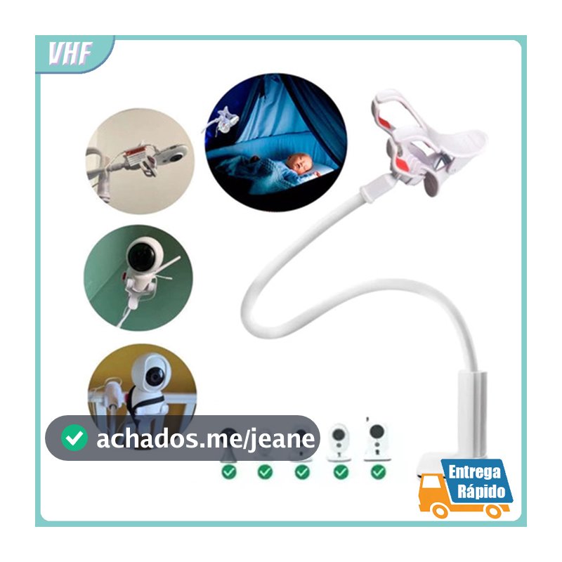 Suporte Universal Ajustável Para Câmera e Monitor de Bebê - Compatível com Bay Monitor TakTark