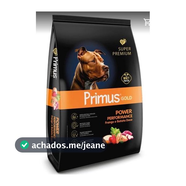 RAÇAO PARA CÃES PRIMUS GOLD ALTA PERFORMANCE SC/14 KG