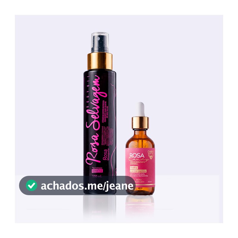1 Oleo + 1 Serum Candy  Rosa Selvagem