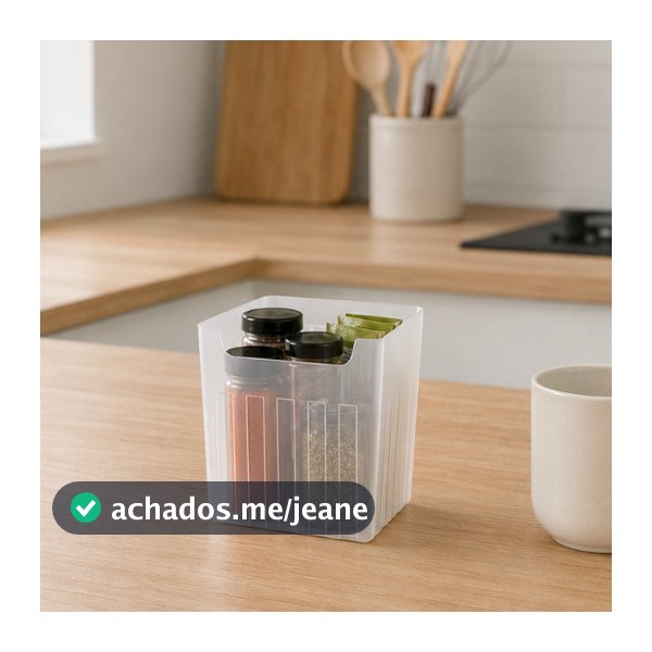 Kit Organizadores de Porta Geladeira Organizador Multiuso Plástico