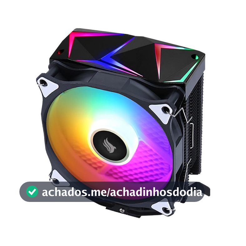 Cooler Para Processador Pichau Falcon, ARGB, 120mm, Preto, PG-FLCARGB-BK01