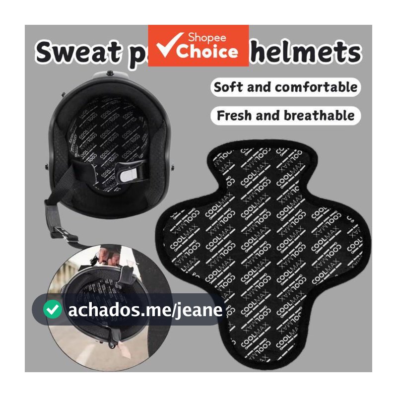 Almofada de Forro para Capacete de Motocicleta de Secagem Rápida