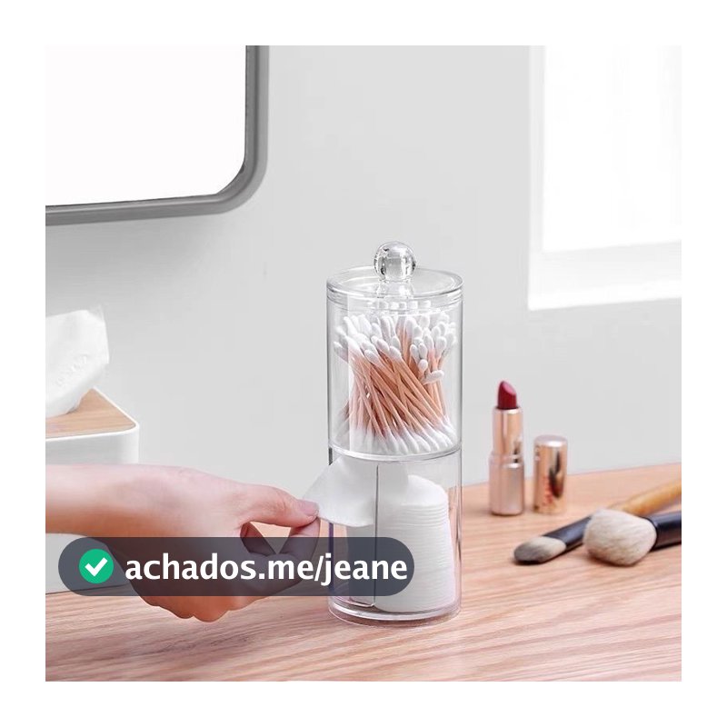 porta algodão e cotonete para organizador HS55712