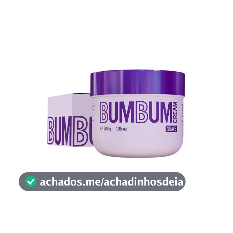 Bumbum Cream Suave 200g Tratamento Celulite Estrias Flacidez Beleza Brasileira