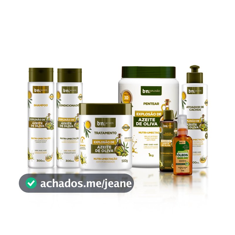 Mega Kit Linha Completa Explosão de Azeite de Oliva
