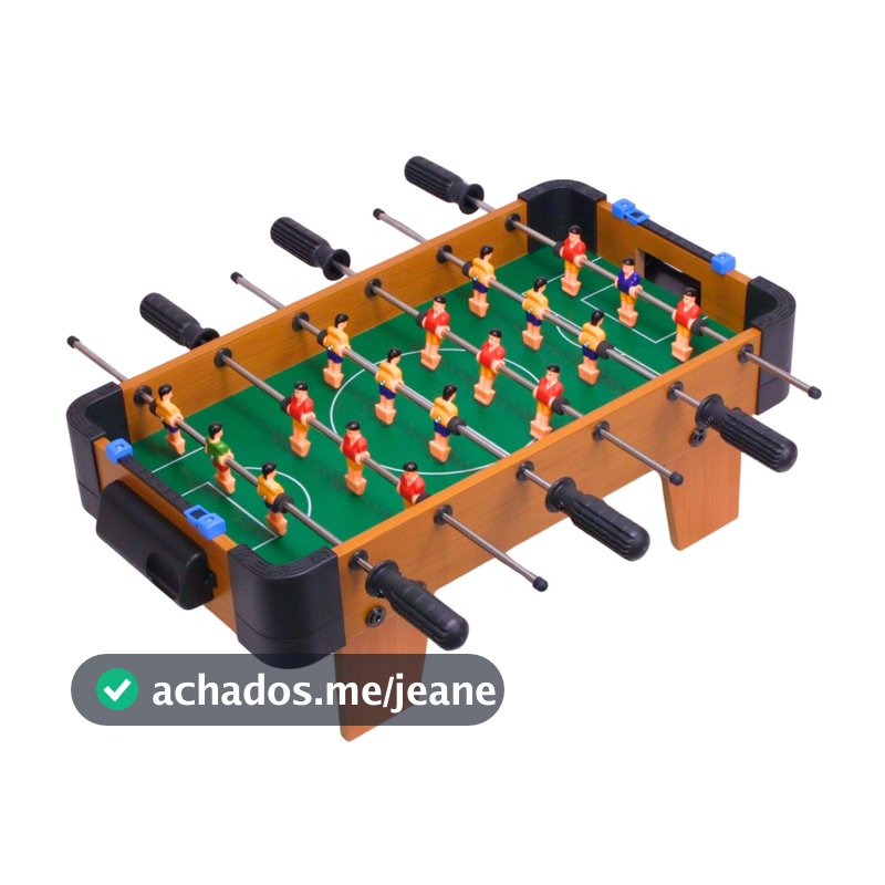 Brinquedo Infantil Futebol Mesa de Pebolim em Madeira Pés Médio - Castela