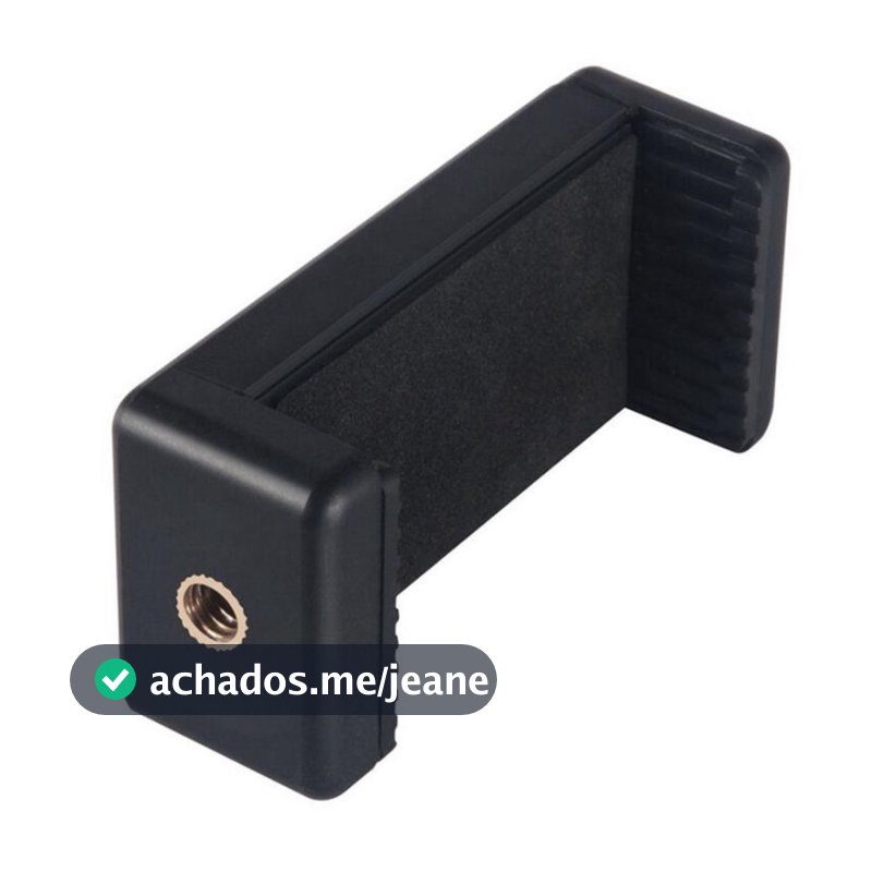 Suporte Clip Para Celular Com Rosca 1/4 P/tripé Universal