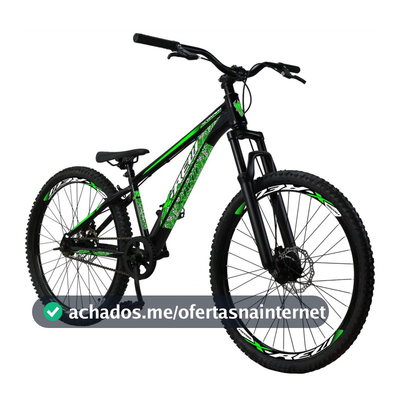 Bicicleta Aro 26 Freeride X-rew Freios A Disco Coroa Única