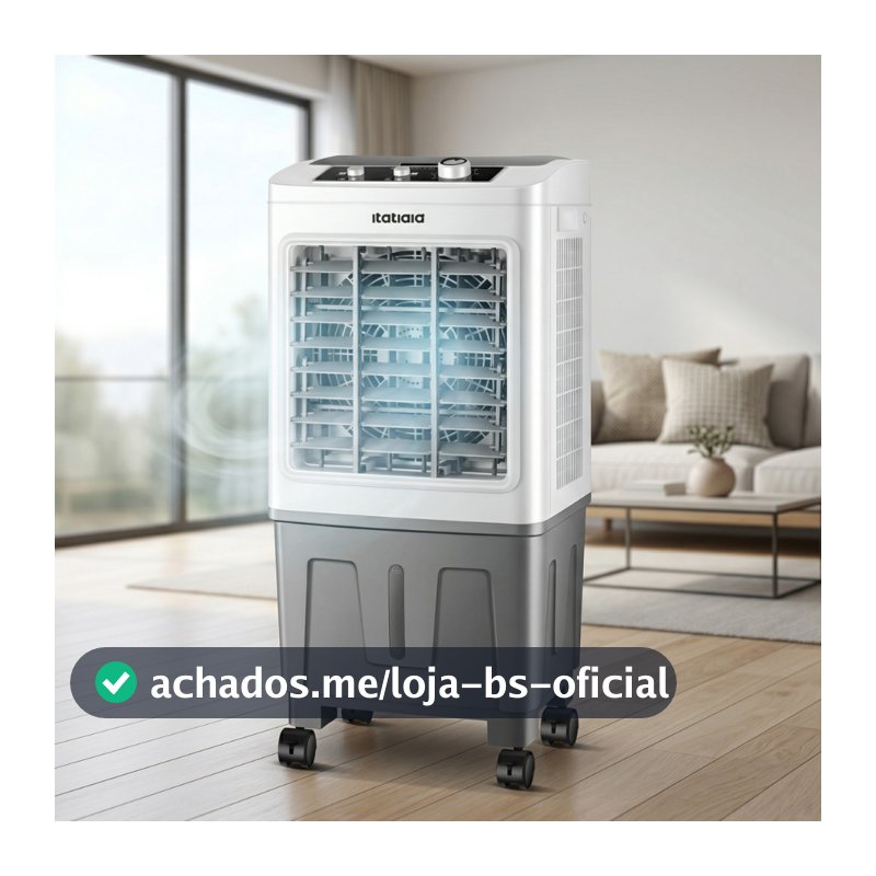 Climatizador de Ar Frio Portátil Itatiaia 20 Litros 4 em 1 - Resfria, Umidifica, Filtra, Ventila