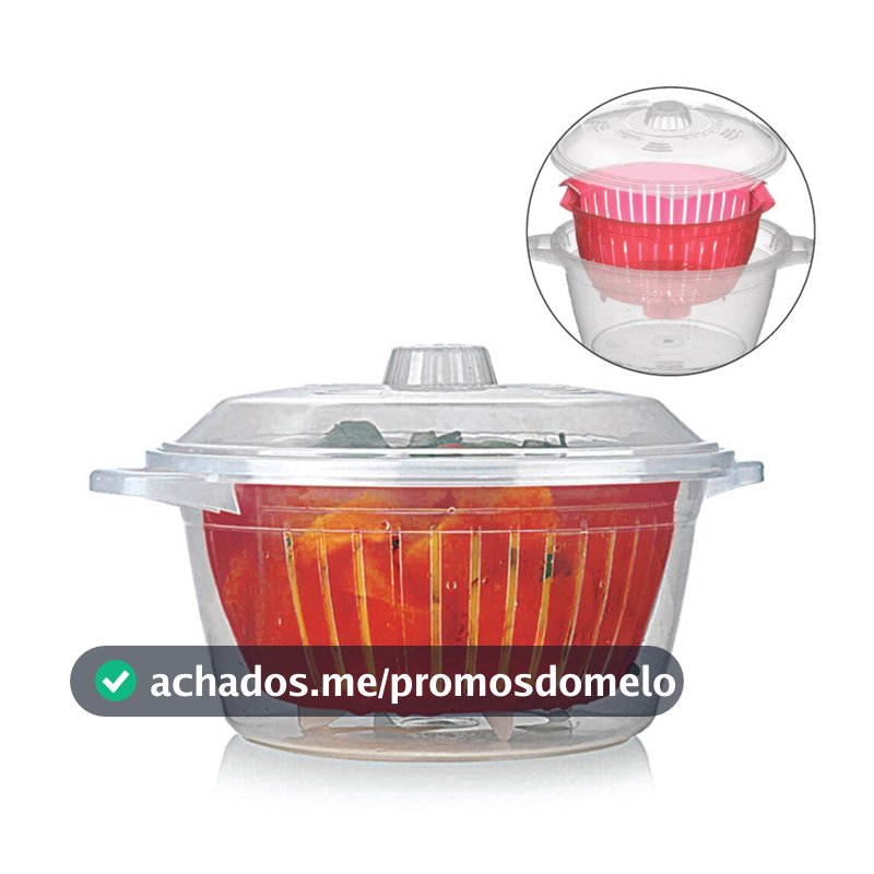 Panela para Microondas 2,6L Legumix Ideal para Cozinhar Legumes e Refeições Rápidas