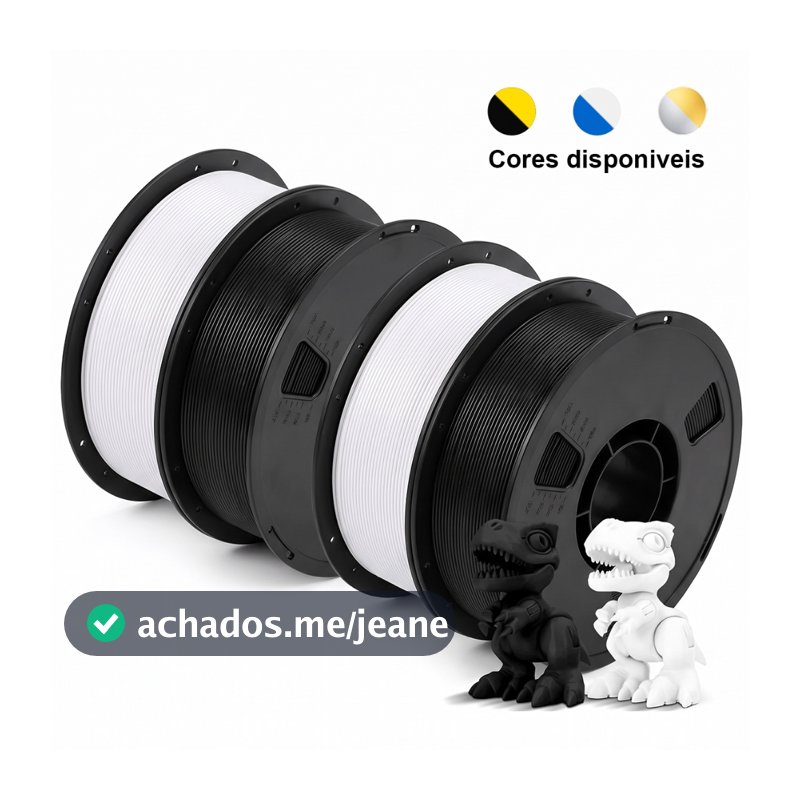 Filamento PLA  Premium 4Kg 1,75mm Efeito Aveludado Impressora 3D FDM  3D Oficial