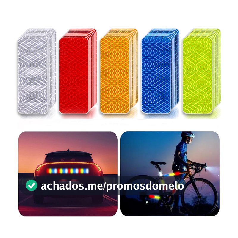 10 Pcs 3  8 Cm Refletor De Carro Faixa De Segurança Adesivos Auto Pára-Choques Carroceria Exterior Acessórios De Motoci