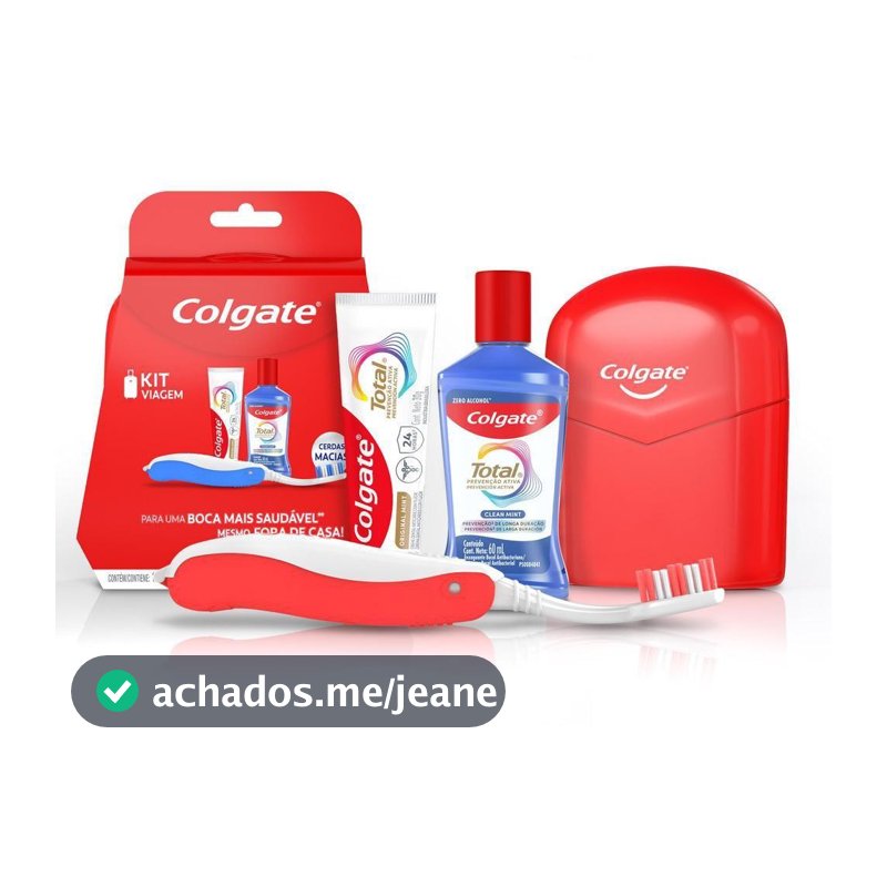 Kit de Higiene Bucal Para Viagem Colgate