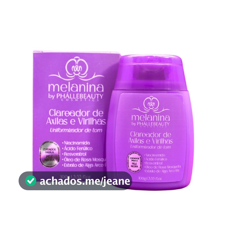 Clareador De Axilas e Virilhas Melanina PhálleBeauty PH0809