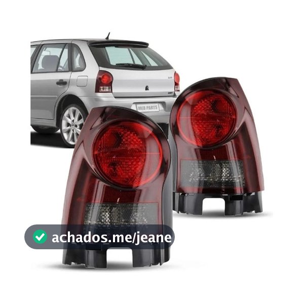 Par Lanterna Gol G4 Power Fumê 2006 2007 2008 2009 2011 2010