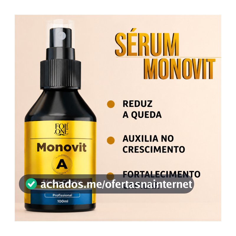 Sérum Monovit Crescimento Capilar Produto Para Cabelo Forte