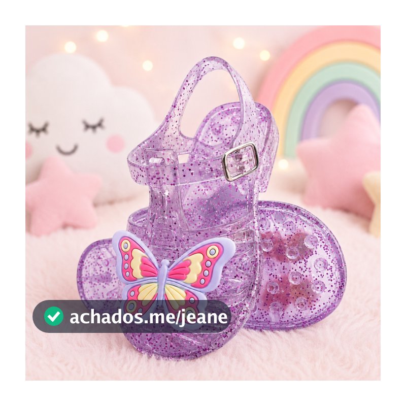 Sandália Infantil Papete Menina Leve Confortavél