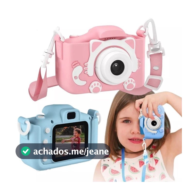 Camera Infantil Digital【Tira Foto De Verdade】 Filmadora Infantil Mini Maquina Fotografica Fotografa E Filma