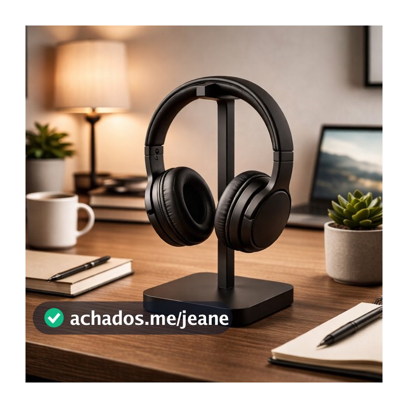 Suporte Gamer para Headset Universal de Mesa | Kits com Suporte para Controle Design Minimalista
