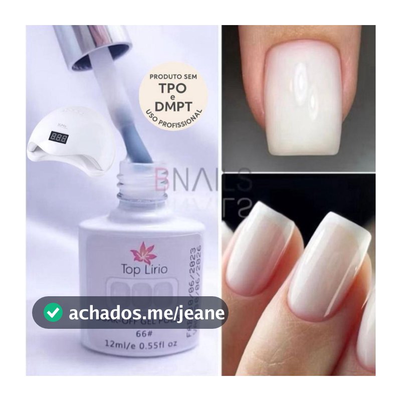 Esmalte de Renda Em Gel 12ml Soak-off Lirió