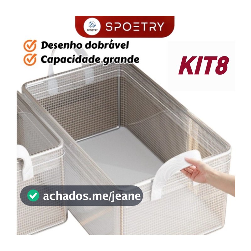 Caixas Organizador De Guarda Roupa Dobrável  De Armazenamento Dobrável Para Roupas E Calças Grande Dura Qualidade
