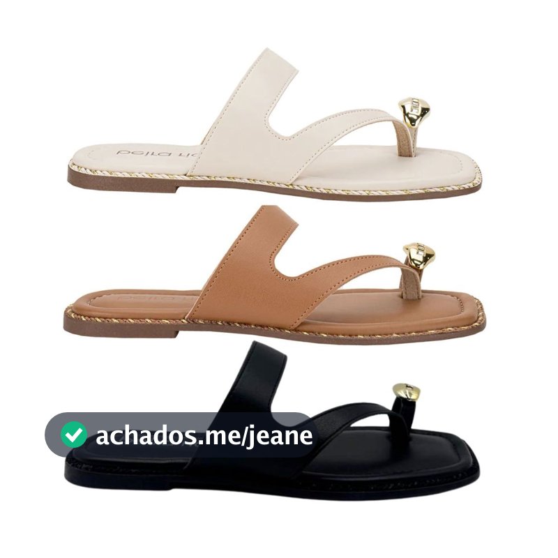 Sandalia Beira Rio Feminina Casual Elegante Diário 8506209
