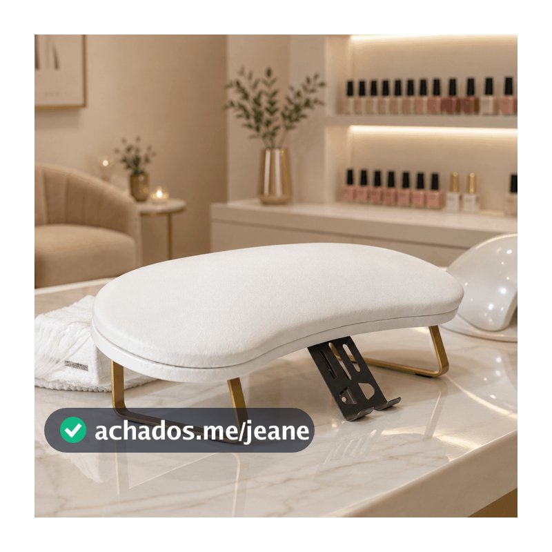 APOIO DE MÃO PARA MANICURE FEIJÃO CHAMPIONS COM DESIGN ORGÂNICO PREMIUM CONFORTAVEL EXCLUSIVO PREMIUM