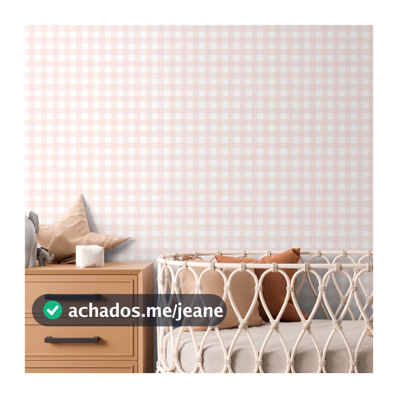Papel de Parede Adesivo Infantil xadrez, varias cores, Rosa, Amarelo, Azul, Roxo e Verde