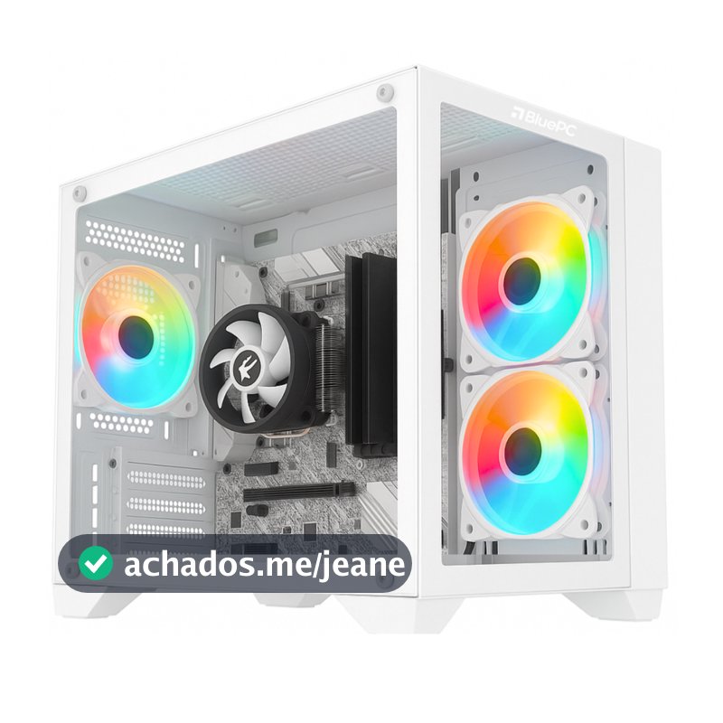 PC Gamer BluePC FORCE, AMD Ryzen 5, Radeon RX, 8GB DDR4, SSD 256GB, Fonte 500W - PGBP-FOR136
