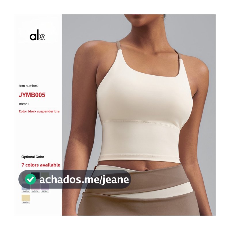 Colete esportivo feminino sem costura, roupa íntima Fitness com costas bonitas para ioga