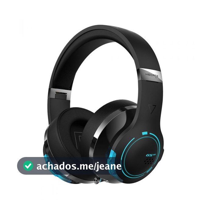Headset Gamer Hi-Res Bluetooth 5.0 e bateria 40 horas EDIFIER G5BT