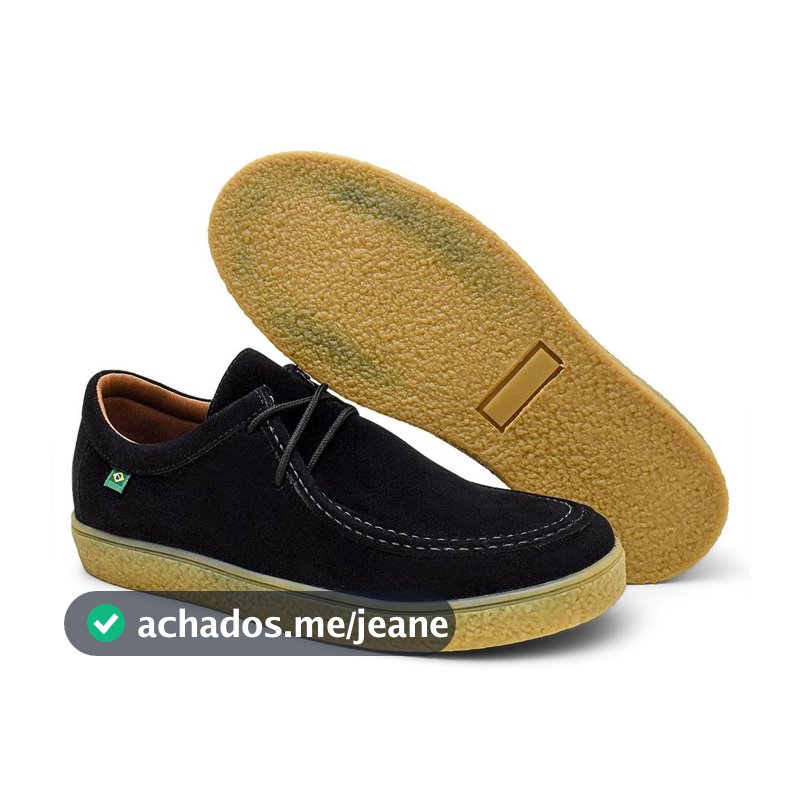 Sapato Casual Masculino Camurça Solado Crepe Confortável Estilo Wallabee Oxford Macio Antiderrapante