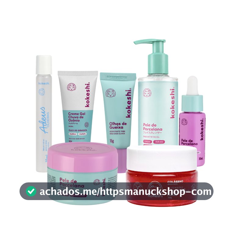 Kit Skincare Tratamento Facial Premium Kokeshi